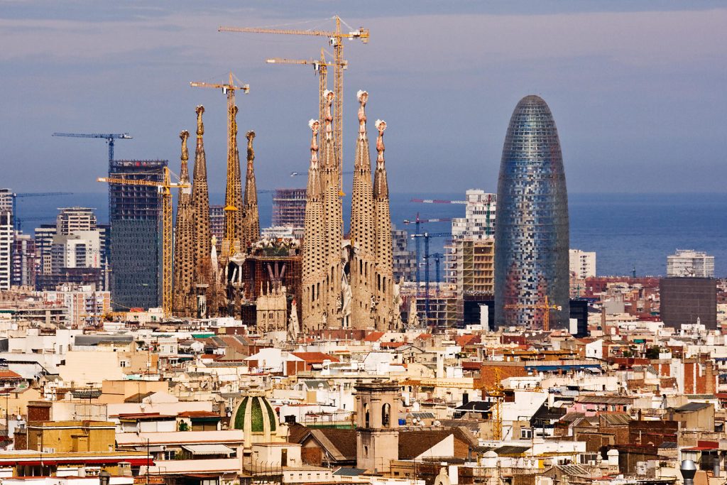 Barcelona skyline